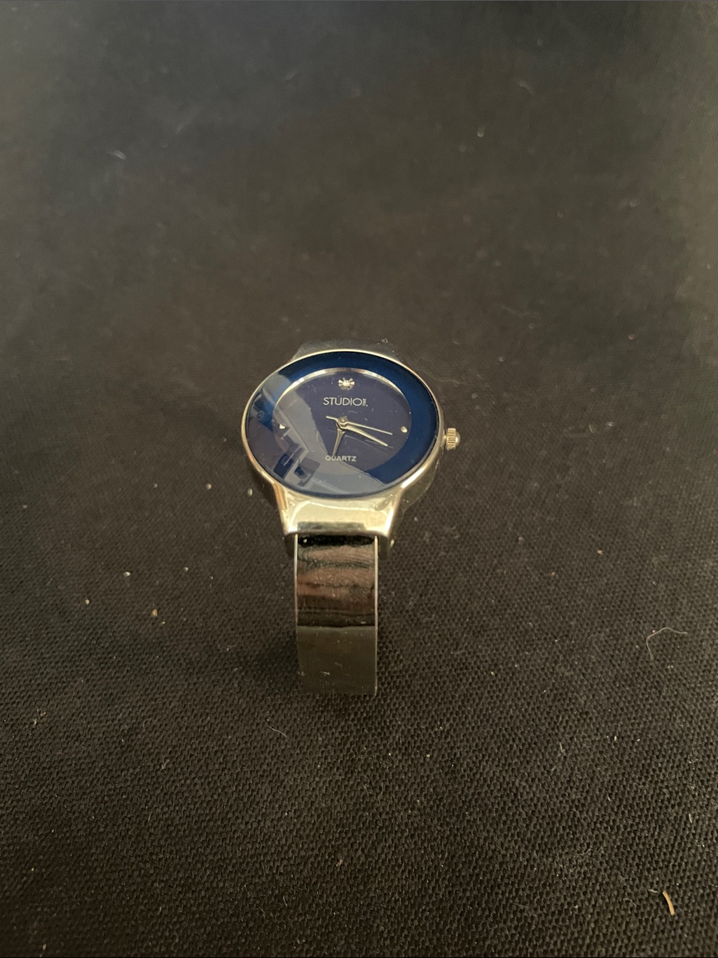 Studio1 Silver Bracelet Watch With Blue Dial